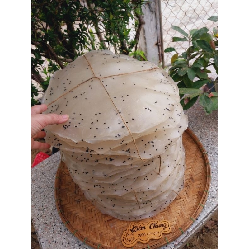 10 cái Bánh tráng quê Quảng nam