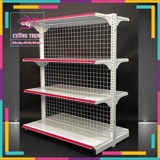  Kệ siêu thị kệ đôi   Cao 150 x Dài 120 x Rộng 70cm  x 4 tầng 2 mặt 
