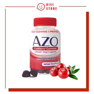 Azo cranberry gummies đỏ dạng kẹo 40 viên / 72 viên dành cho nam nữ đường tiết niệu / bàng quang - disi