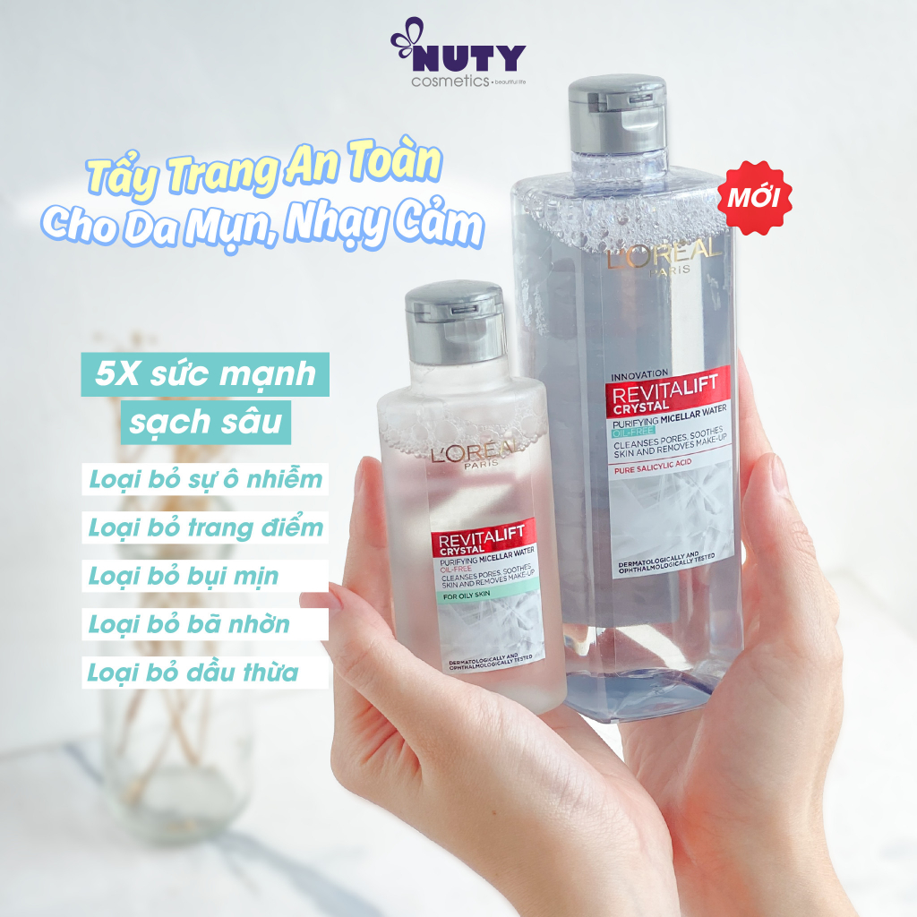 Nước Tẩy Trang L’Oreal Micellar Water 3-in-1 (400ml)