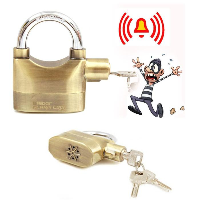 Ổ khóa báo động chống trộm Kinbar CT02 thông minh – Chống chìa khóa vạn năng, cắt trộm, hú báo động khi có tác động chạm