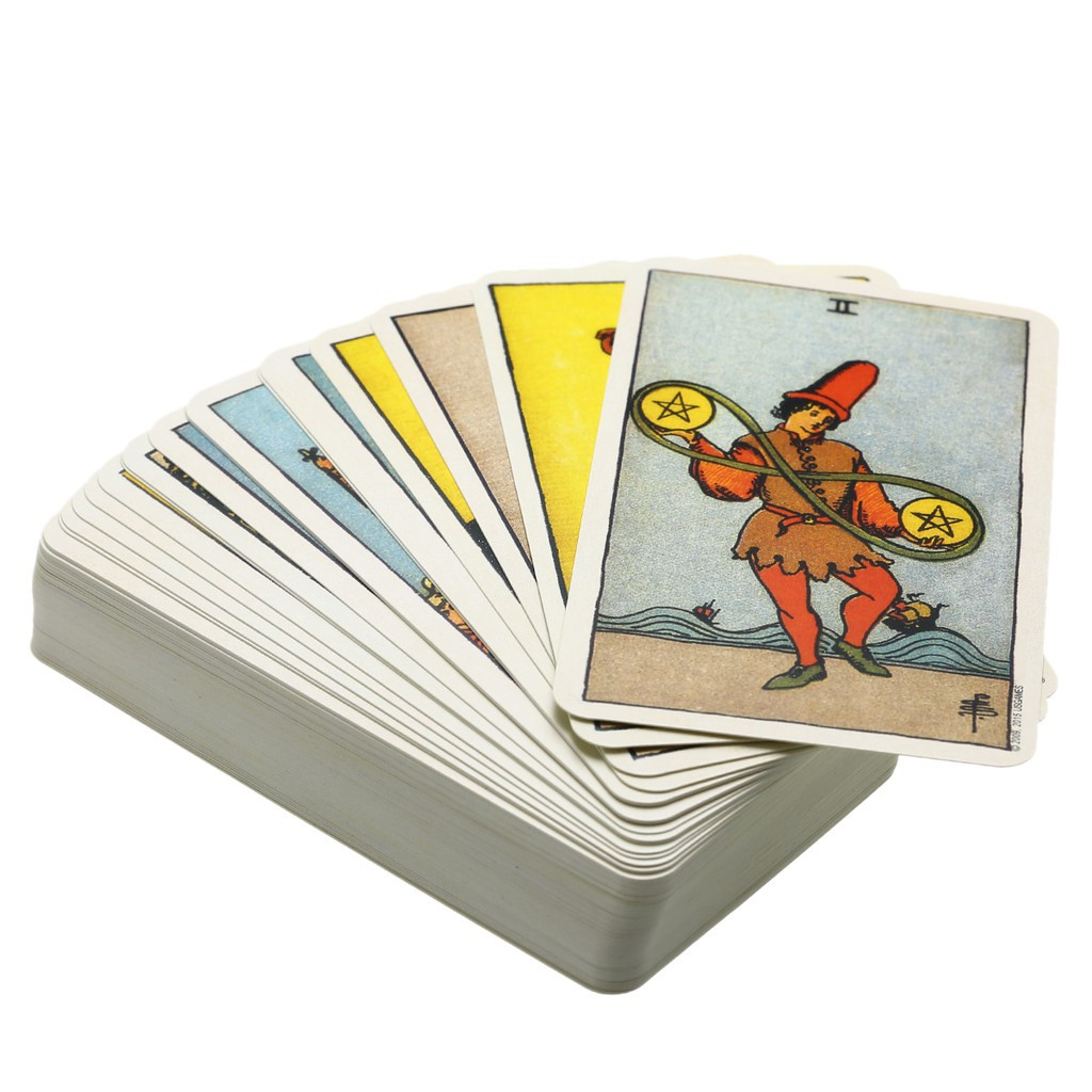 Combo Bộ Bài Tarot Bói Smith Waite Tarot và Túi Nhung Đựng Tarot và Khăn Trải Bàn Tarot