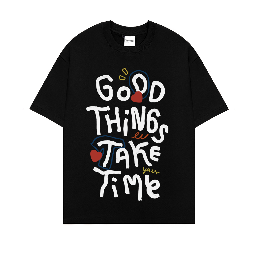 Áo thun The Xide áo phông unisex hình in form rộng chất cotton 2 chiều định lượng 250gr co giãn