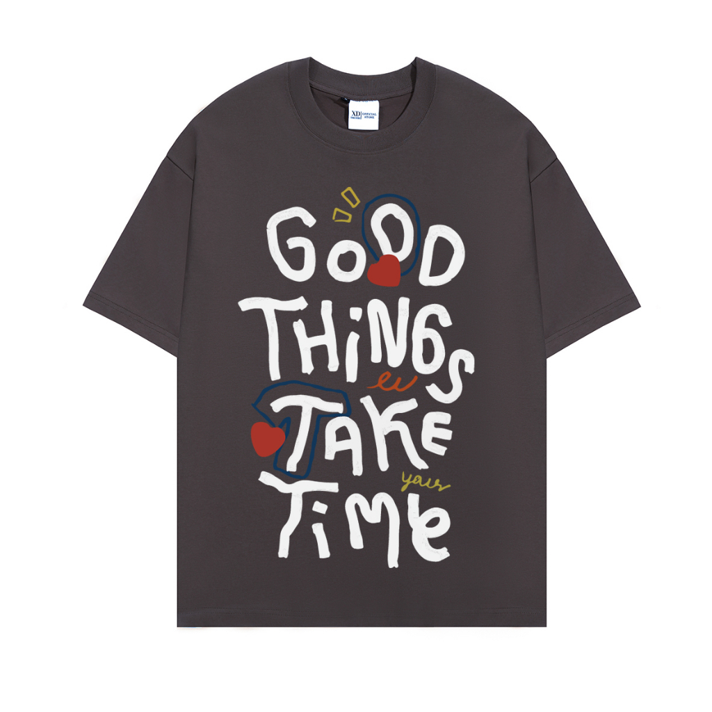 Áo thun The Xide áo phông unisex hình in form rộng chất cotton 2 chiều định lượng 250gr co giãn