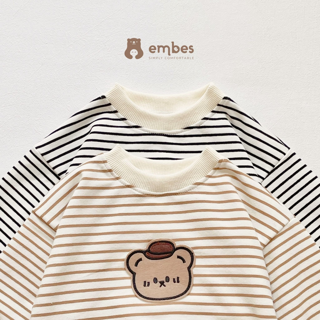 Bộ nỉ EMBES cho bé Trai và bé gái  9kg - 19kg