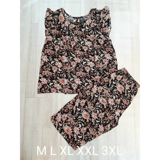 Bộ quần lửng vải lanh XK