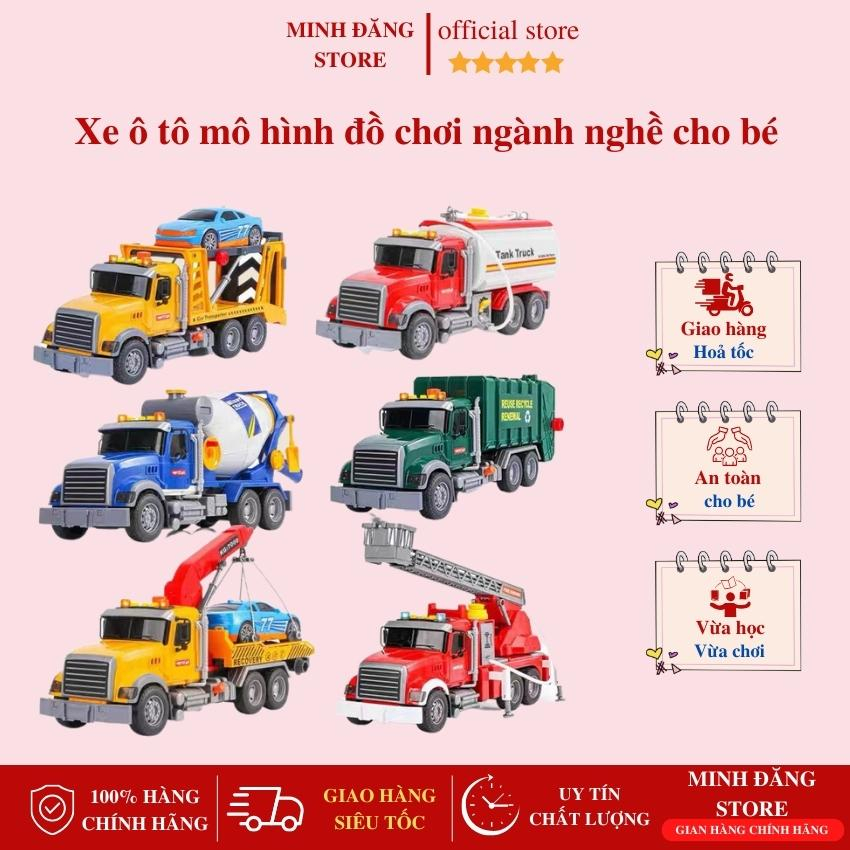 Xe ô tô đồ chơi cỡ bự cao cấp siêu đẹp Toystar, xe cứu hoả, xe môi trường, xe cứu hộ, xe trộn bê tông đồ chơi cho bé