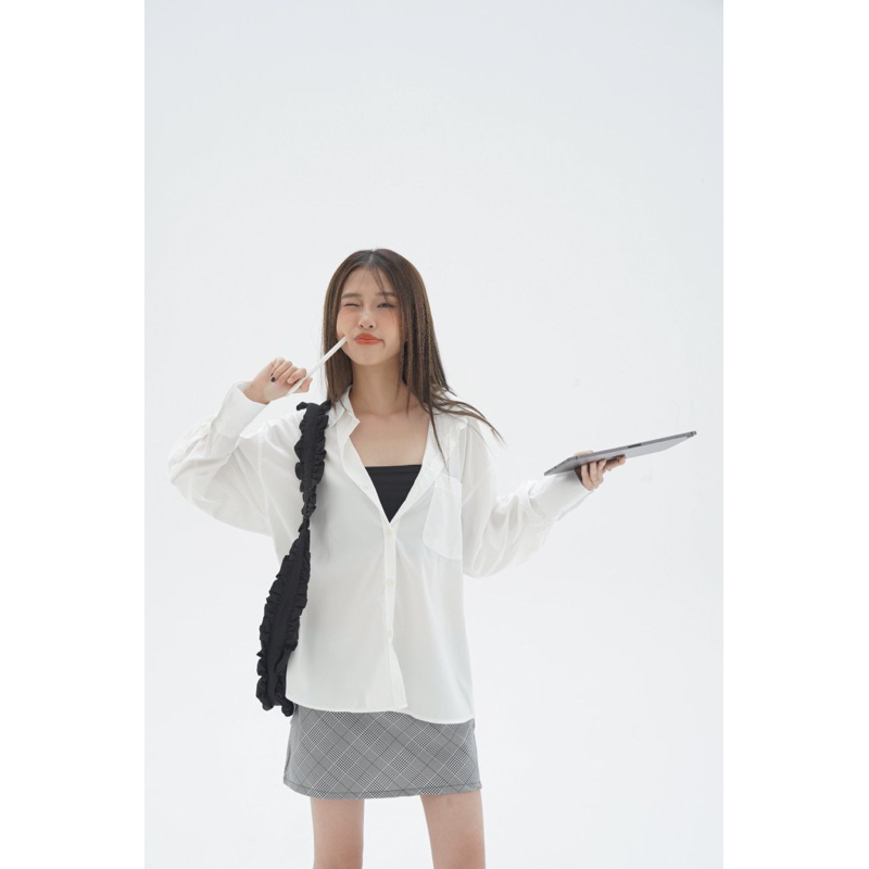 Áo sơ mi thêu hoa Lollie TKA383 LOLLIE STUDIO