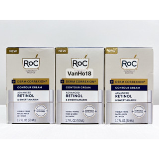 Kem dưỡng da mặt và cổ RoC Derm Correxion Contour Cream Advanced Retinol & Swertiamarin 50ml