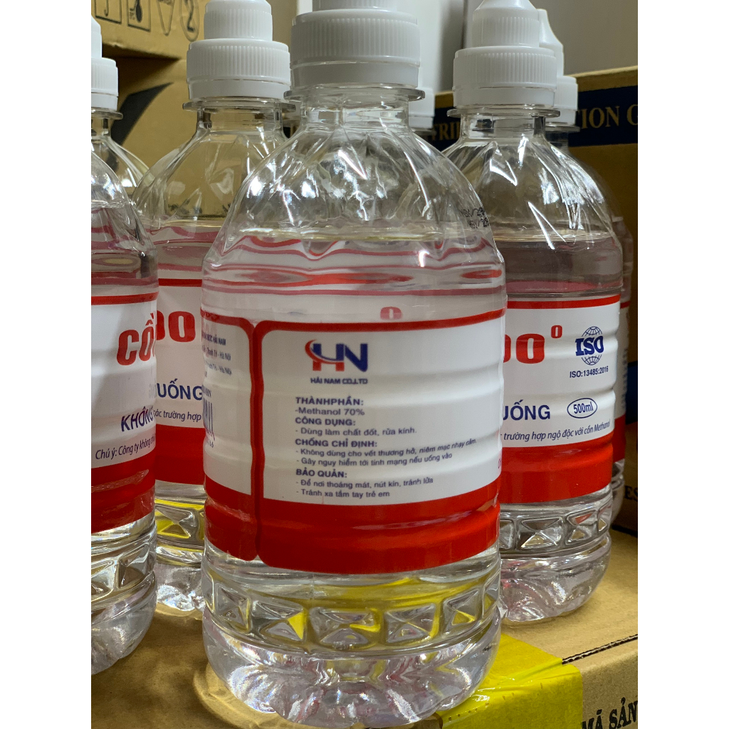 CỒN 70 ĐỘ SÁT KHUẨN 500ml Hải Nam
