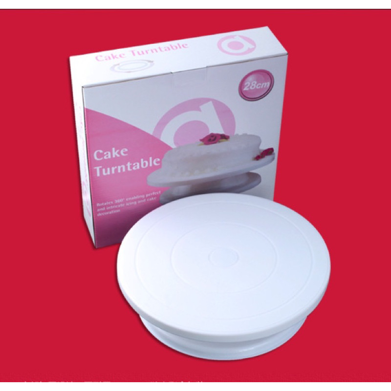 Bàn xoay nhựa 28cm làm bánh sinh nhật