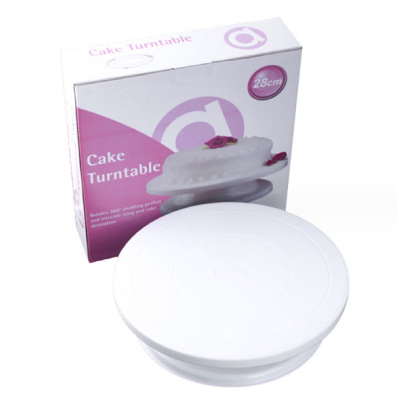 Bàn xoay nhựa 28cm làm bánh sinh nhật