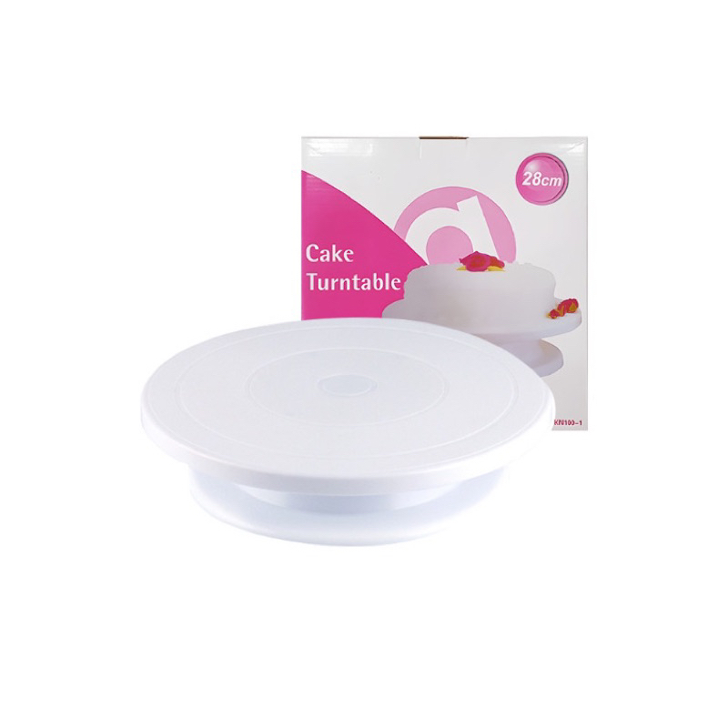Bàn xoay nhựa 28cm làm bánh sinh nhật