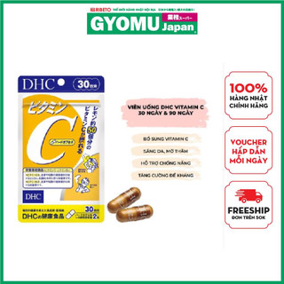  Viên uống DHC Bổ sung Vitamin C Nhật Bản 30 ngày  60v gói  90ngày 