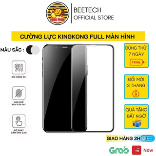 Cường lực iP Kingkong 19D, Kính bảo vệ màn hình full màn cho iP - Beetech