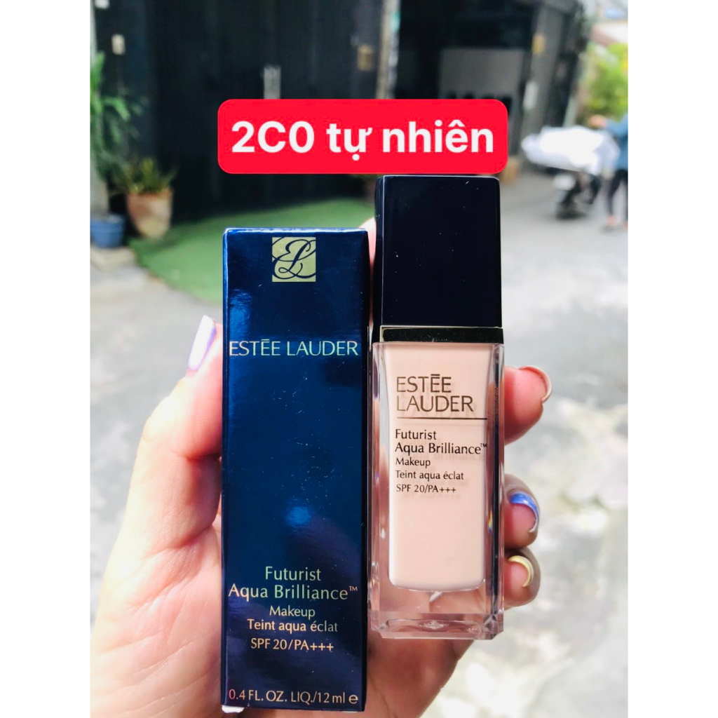 🌺Kem nền Estee Lauder thế hệ mới - Futurist Aqua Brilliance 12ml chai dài
