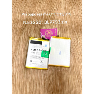 Pin oppo realme c11/realme c12/realme c15/narzo 20 : blp793 newzin