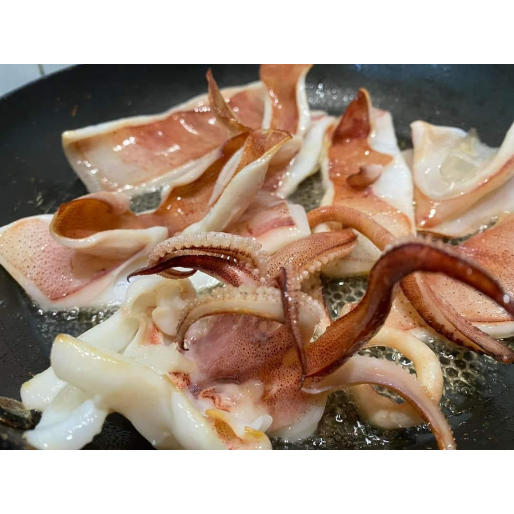 Đuôi mực lá đại dương túi 1kg hàng net