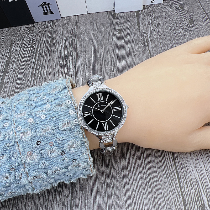 Đồng hồ Bee Shirley nữ mặt tròn dây thép đáng yêu cho các bạn nữ, size mặt 35mm, bảo hành 12 tháng