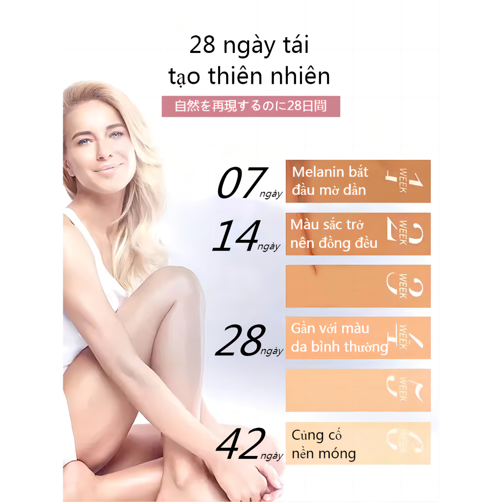 Giảm thâm nách/giảm thâm mông/giảm thâm đầu gối/làm hồng nhũ hoa/trị thâm bikini