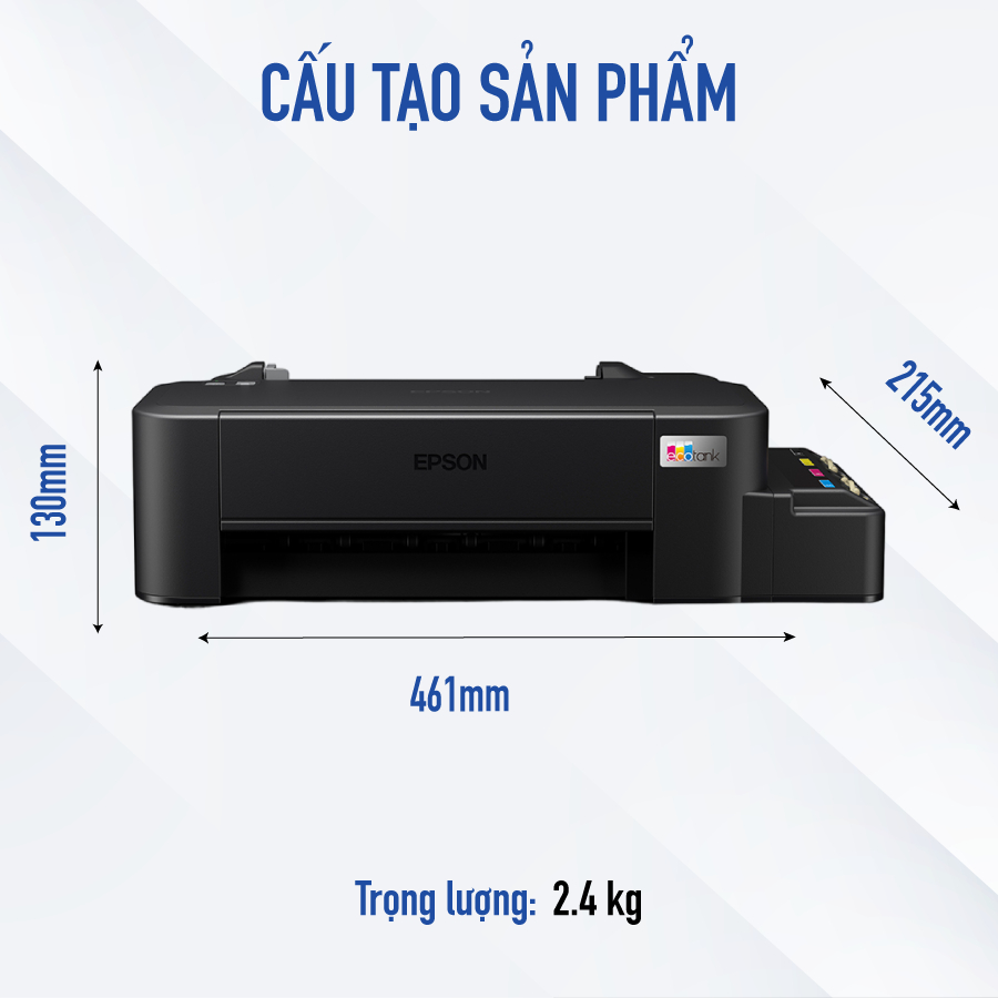 Máy In Phun Epson Ecotank L121 Chính Hãng Chất Lượng Hình Ảnh Sắc Nét