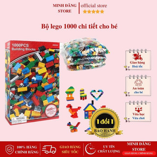 Bộ đồ chơi lego 1000 chi tiết dành cho bé , bộ đồ chơi lắp ráp thông minh