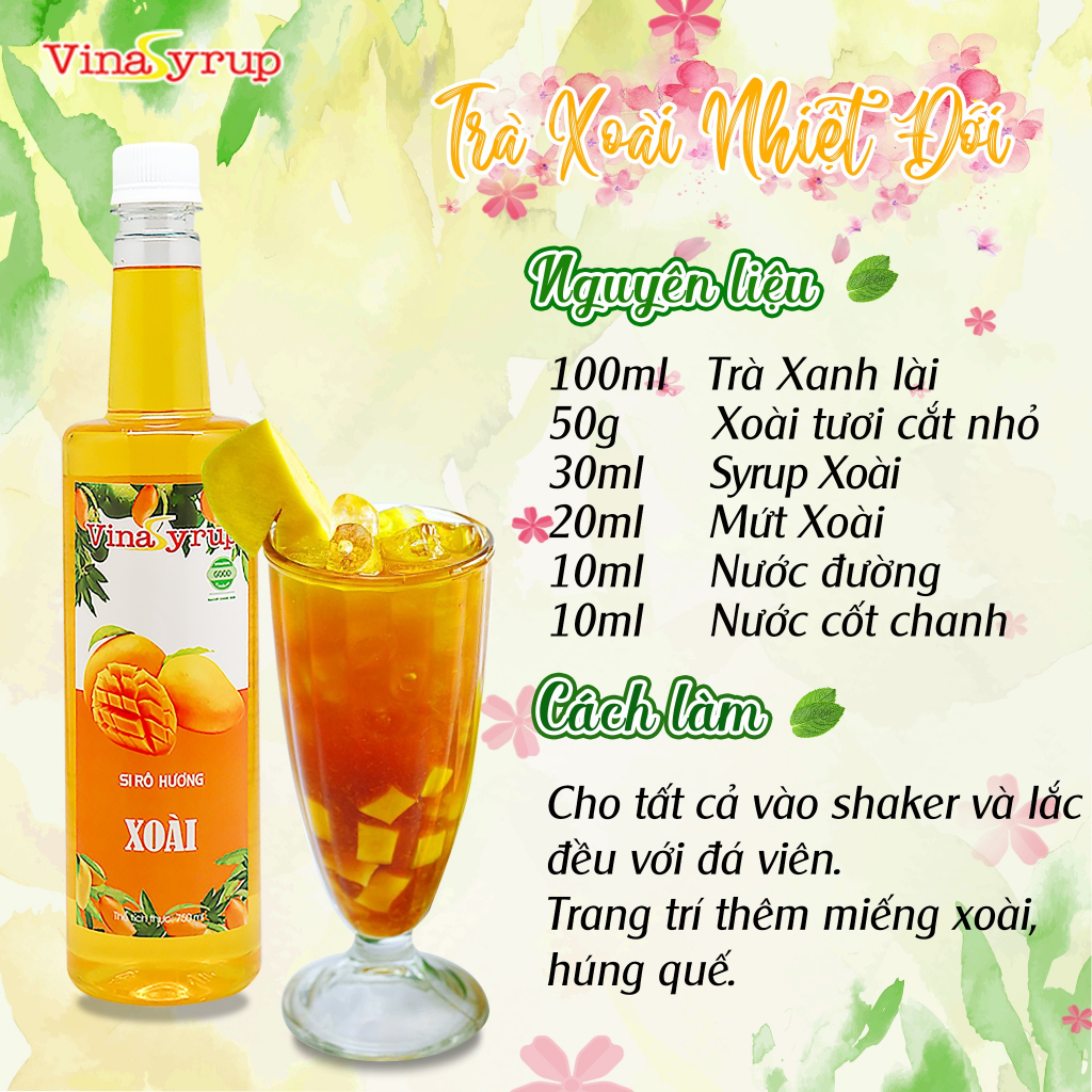 Siro Xoài VinaSyrup 750ml