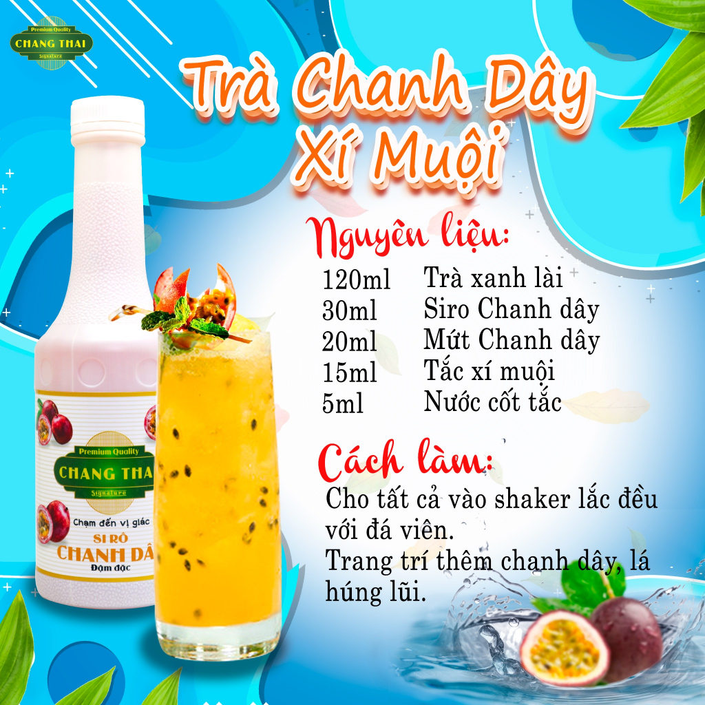 Siro Chanh Dây Chang Thai 1000ml
