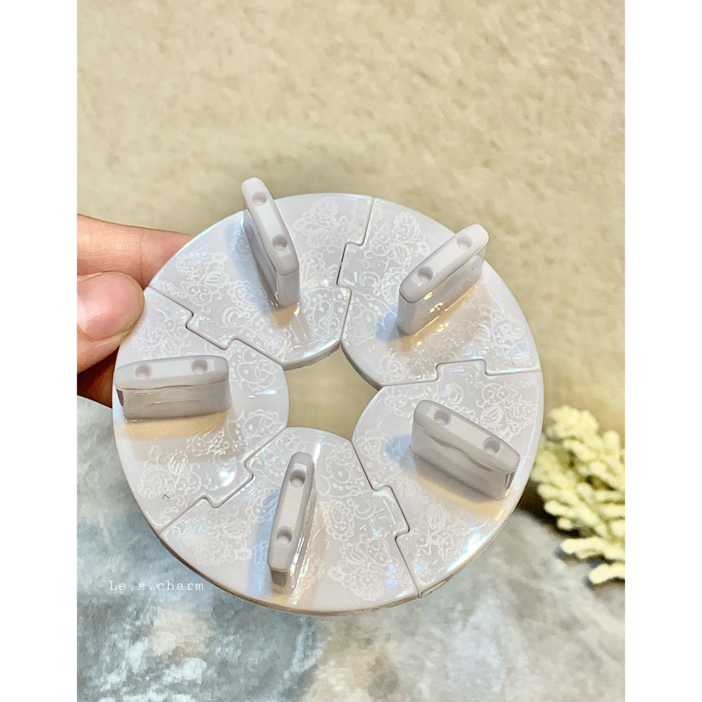 Đế gắn móng tập vẽ nail- tập sơn ( Bao gồm 5 đế ghép+5 móng)