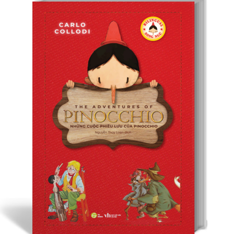 Sách : Những cuộc phiêu lưu của PINOCCHINO_The adventures of PINOCCHINO song ngữ Việt - Anh (kèm audio + note từ mới)