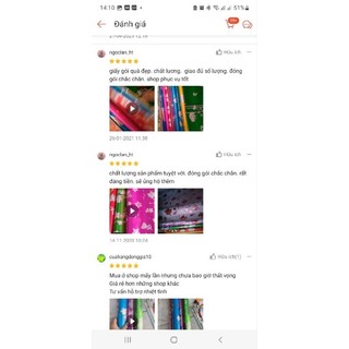 Combo 100 tờ giấy kiếng gói quà khổ lớn 70x100cm - KHÁCH ĐƯỢC CHỌN MÀU THEO YÊU THÍCH