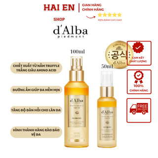 Serum xịt khoáng tinh chất vàng d’alba chai 50ml - cấp ẩm căng bóng da