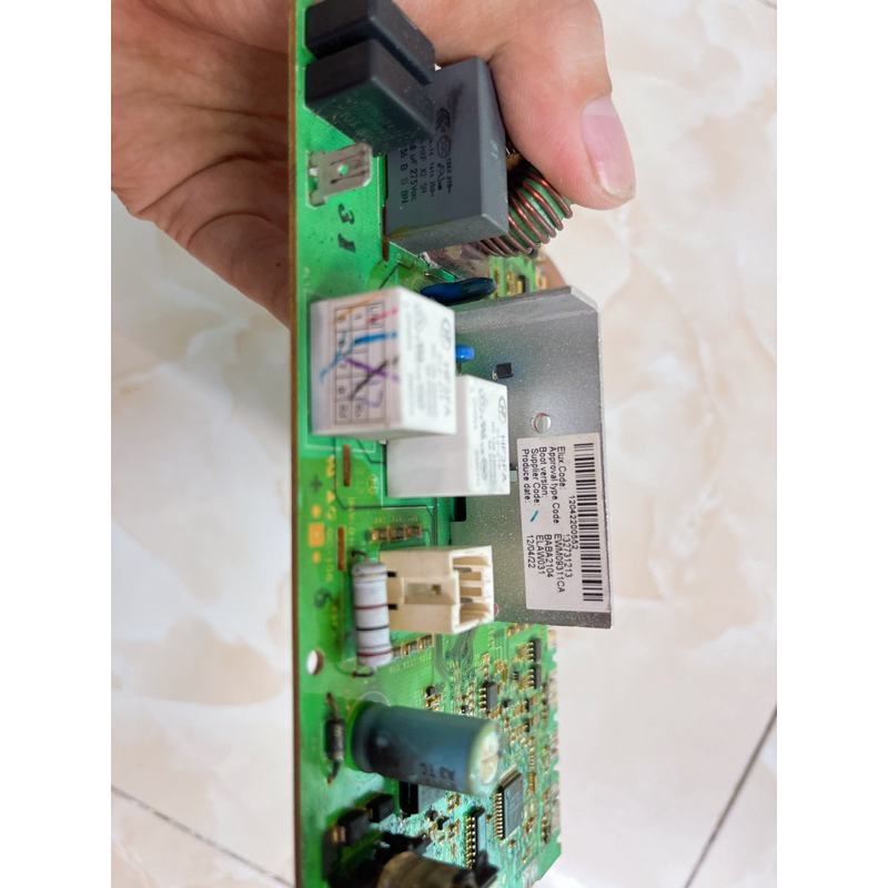 Bo nguồn máy giặt ELEXTROLUX moden 85661 85761 tháo máy zin