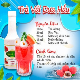 Siro Vải Chang Thai 1000ml