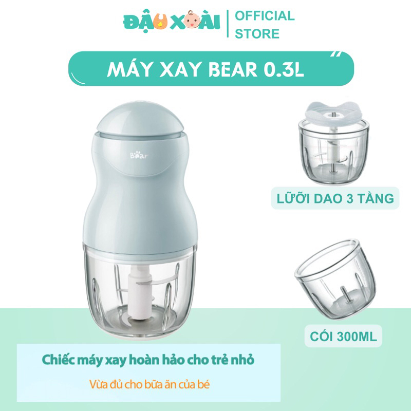 Máy xay Bear 0.3L xay đồ ăn dặm cho bé