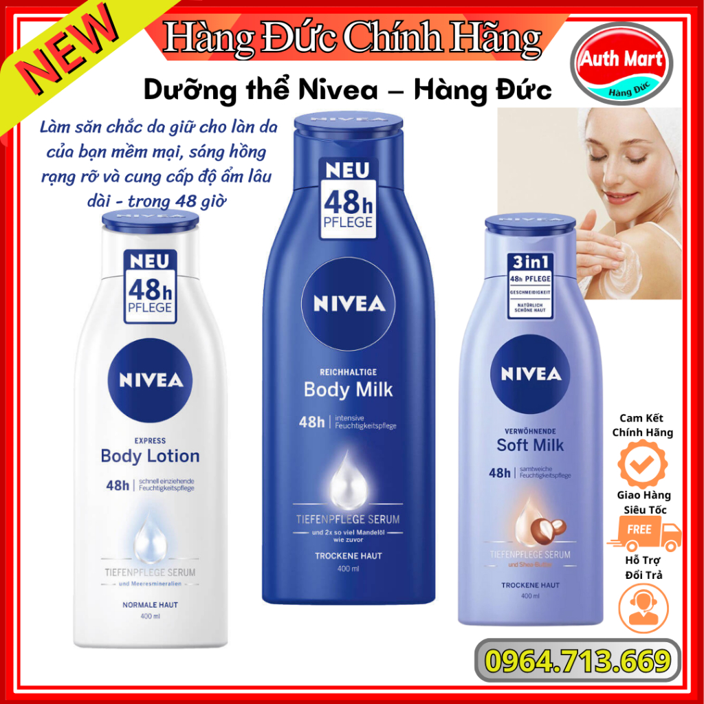 Dưỡng thể Nivea – Hàng Đức