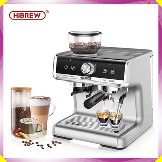 Máy pha cà phê Espresso chuyên nghiệp 3 trong 1 thương hiệu cao cấp HiBREW CM5020, áp suất 20bar, công suất 1550W