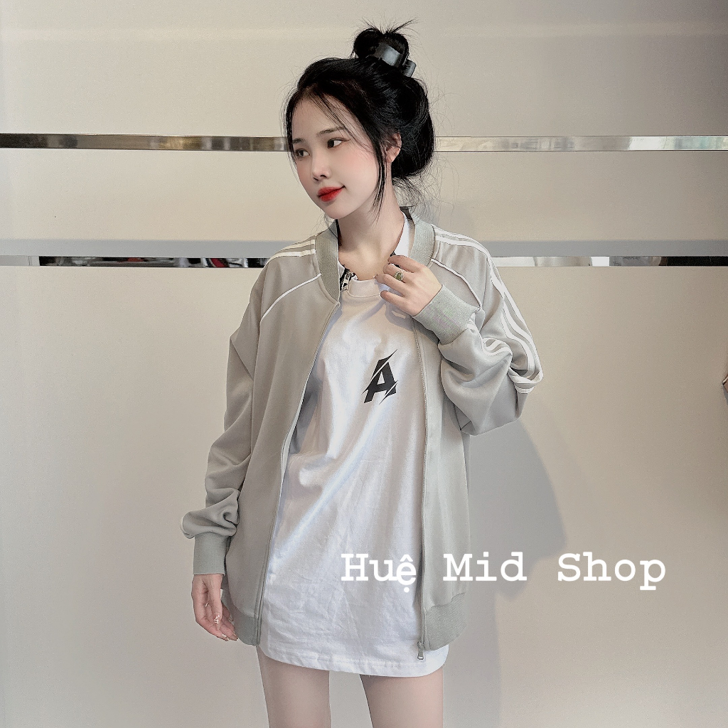 Áo Bomer 3 Sọc, Áo Thể Thao Nam Nữ Nhiều Màu Chất Poly Cao Cấp