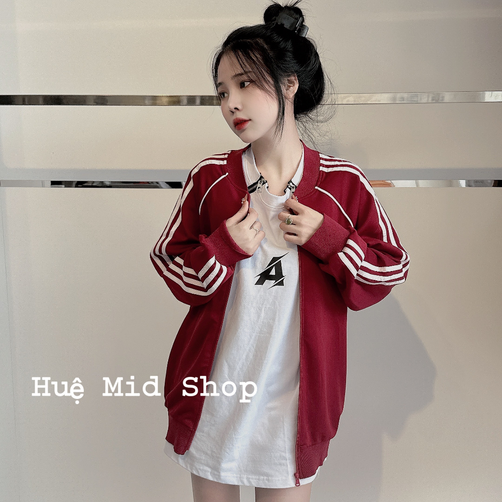 Áo Bomer 3 Sọc, Áo Thể Thao Nam Nữ Nhiều Màu Chất Poly Cao Cấp