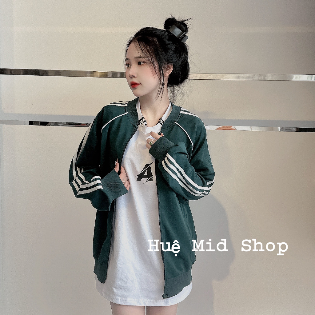 Áo Bomer 3 Sọc, Áo Thể Thao Nam Nữ Nhiều Màu Chất Poly Cao Cấp