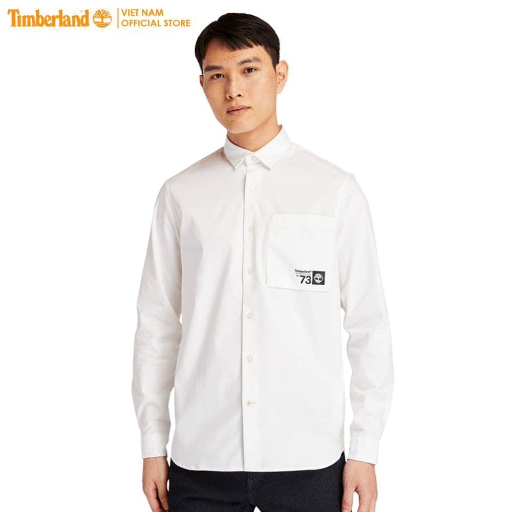 [SALE] Timberland Áo Sơ Mi Nam Outlast M&Match Shirt In White TB0A2G6M