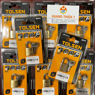 Ổ khóa treo đồng bấm 20mm tolsen 55111