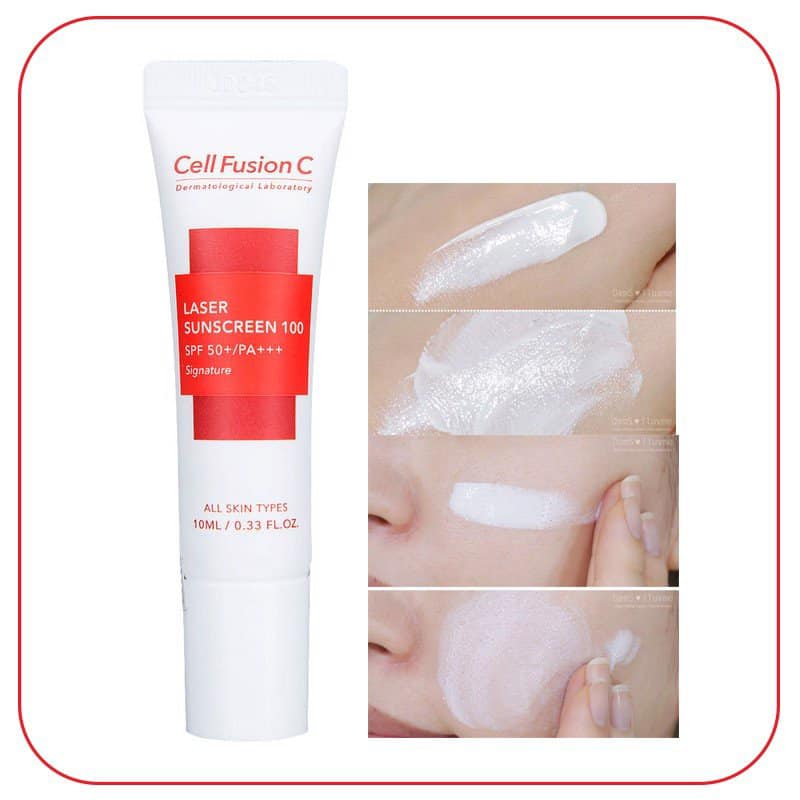 Kem Chống Nắng Cell Fusion C Suncreen Laser / Clear / Toning SPF50/PA++++ 50ml chống nắng nâng tone cho da dầu mụn