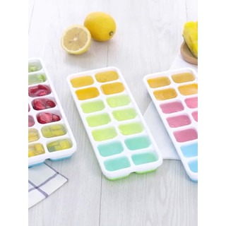 KHAY ĐÁ SILICON 14 Ô CÓ NẮP ĐẬY