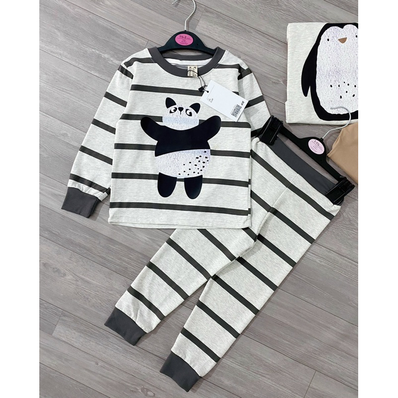Set 2 bộ cotton dài cho bé VNXK