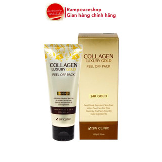 Mặt Nạ Vàng Dưỡng Da 3W Clinic Collagen Luxury Gold Peel Off Pack 100g