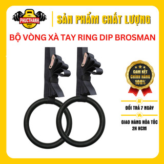 Bộ vòng xà tay tập thể dục Ring Dip Brosman cao cấp