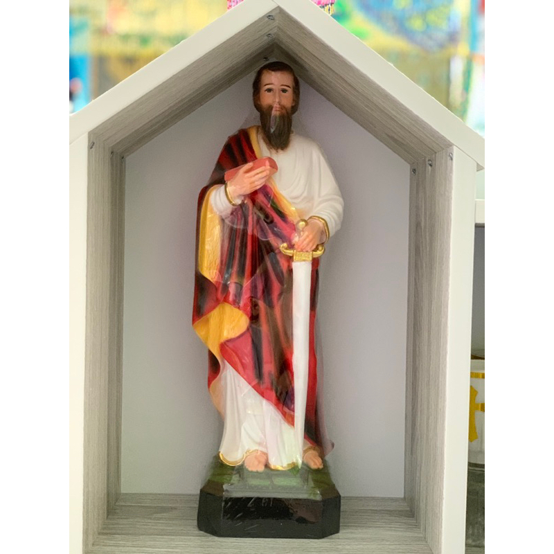 Thánh Phaolo 40cm Thiếp Vàng.