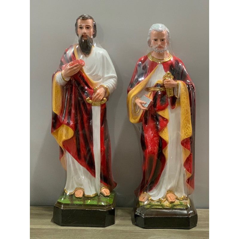 Thánh Phaolo 40cm Thiếp Vàng.