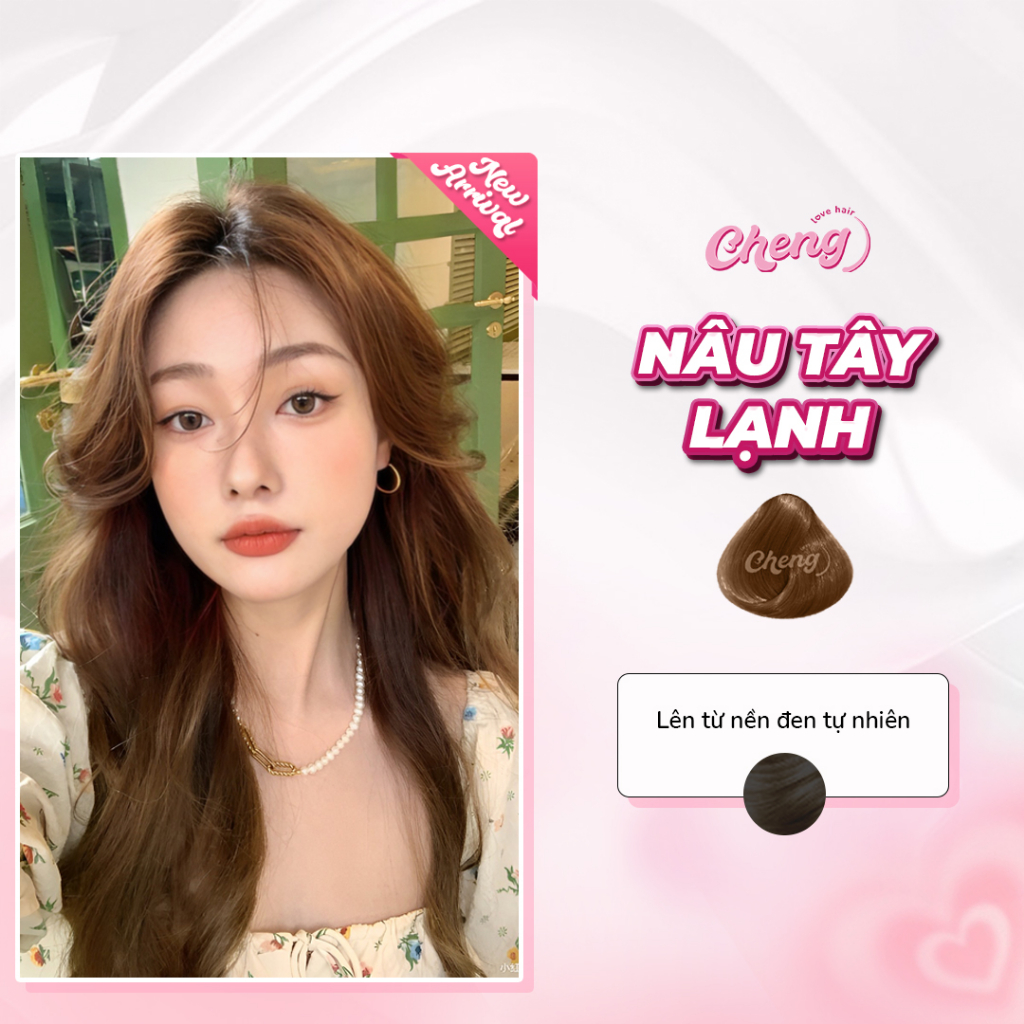 Thuốc Nhuộm Tóc Màu NÂU TÂY LẠNH Không Tẩy | Chenglovehair, Chenglovehairs